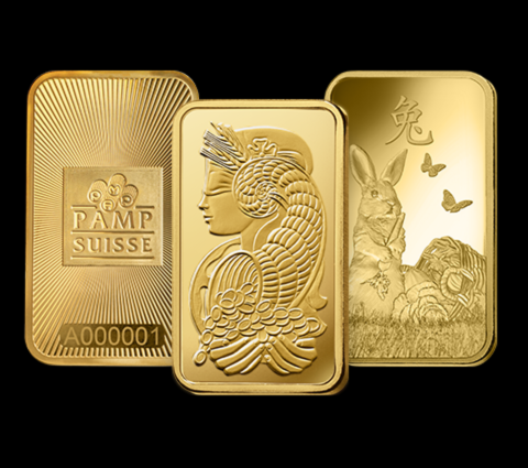 PAMP Suisse Lady Fortuna Gold Bar Collections