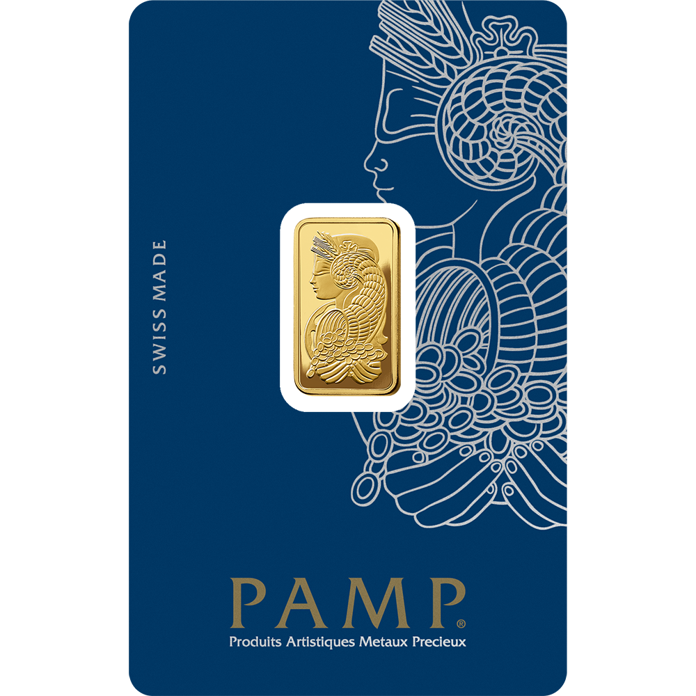 PAMP Lady Fortuna Suisse Gold Bar - 1g