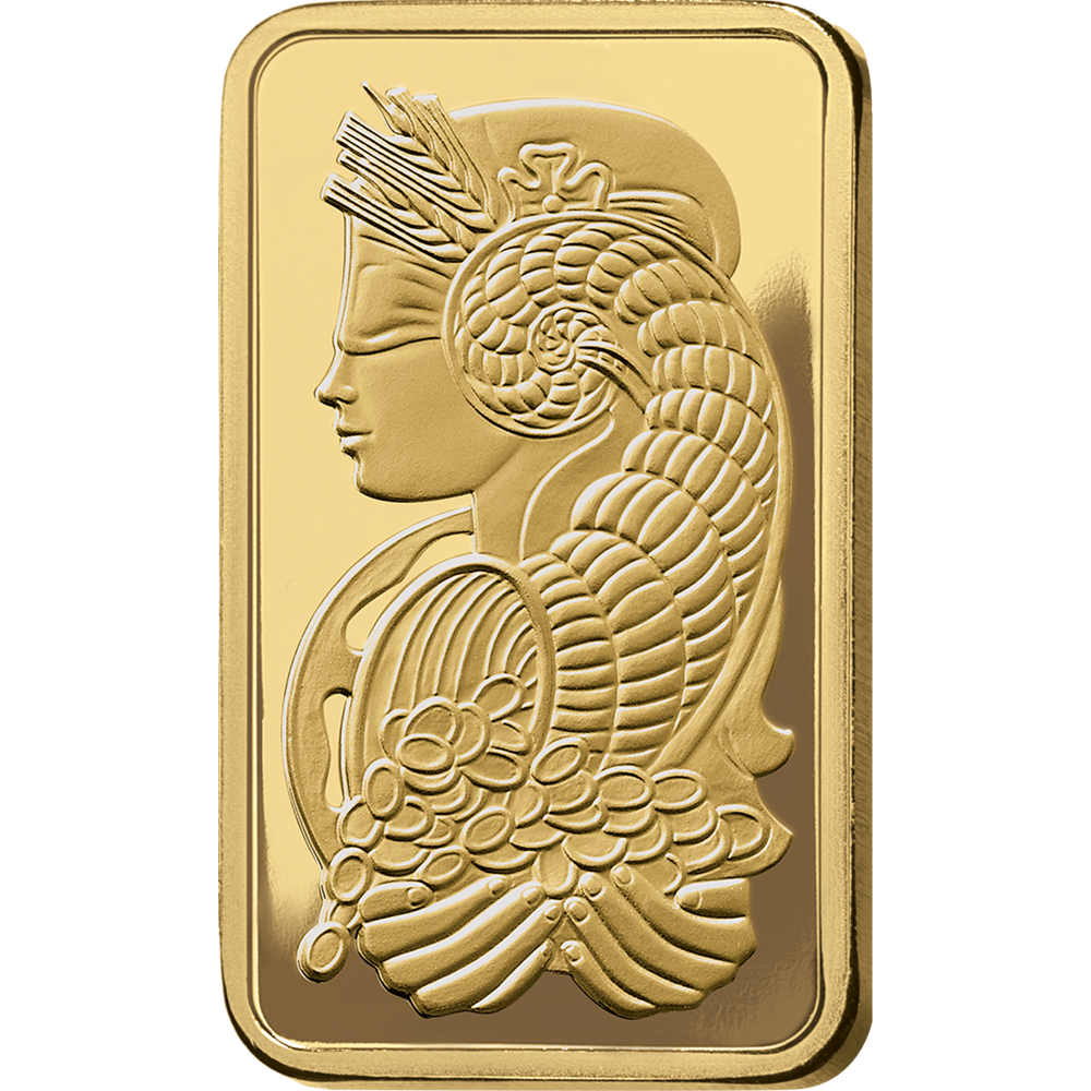 PAMP Lady Fortuna Suisse Gold Bar - 50g