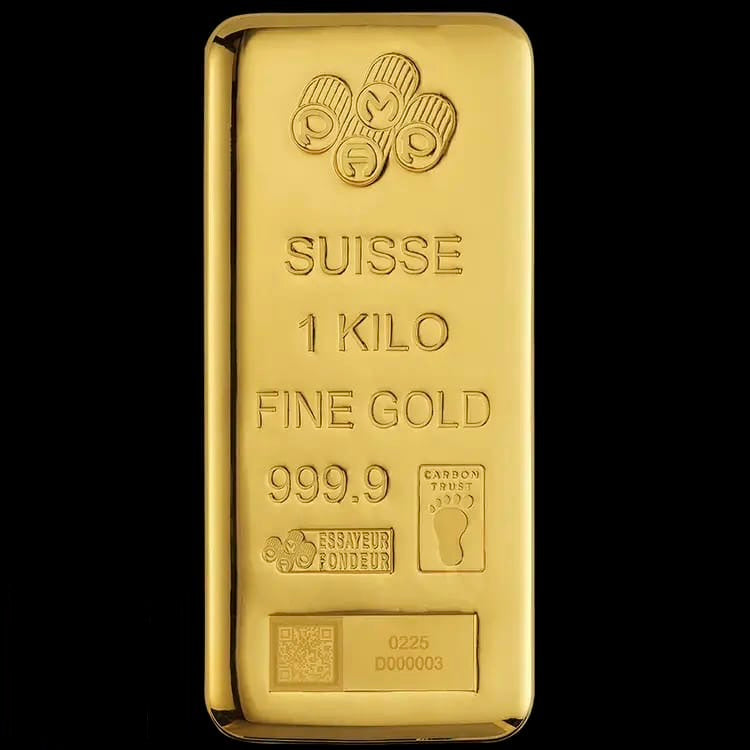 PAMP Lady Fortuna Suisse Gold Bar - 1kg